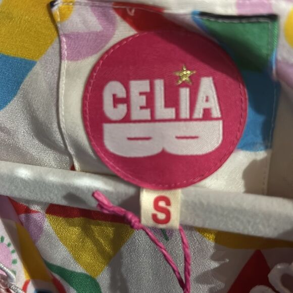 CeliaB Gracia V-Neck Tiered Mini Dress Dress Multicolor Women's Size S - Picture 6 of 8